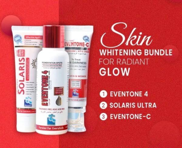 Skin whitening bundle for radiant glow