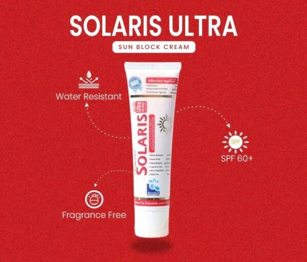 Solaris ultra SPF60 sun block