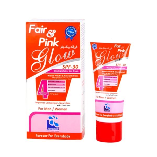 Fair and pink glowing and fairness cream