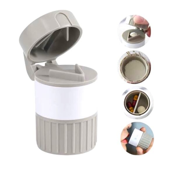 Four in one multi function pill cutter